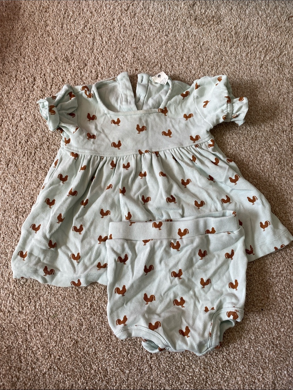 Kate Quinn chicken print dress set